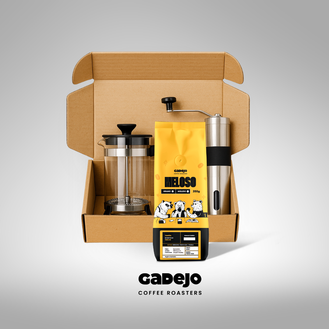 Kit Café Prensa Francesa + Molino + Café