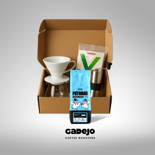 Kit V60 + Filtros + Molino + Server